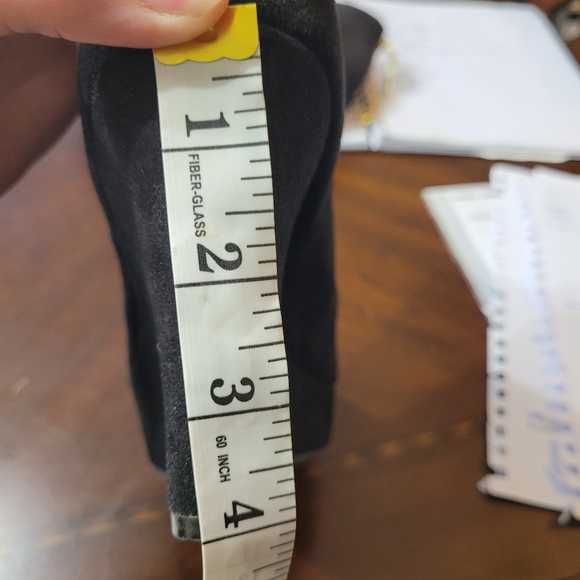 Christian Siriano For Payless | Piper Black Suede Zip-Up Wedge Booties - Picture 9 of 9